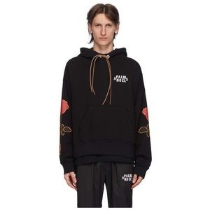 PALM ANGELS ROSE PRINT HOODIE (NEW) with tags.